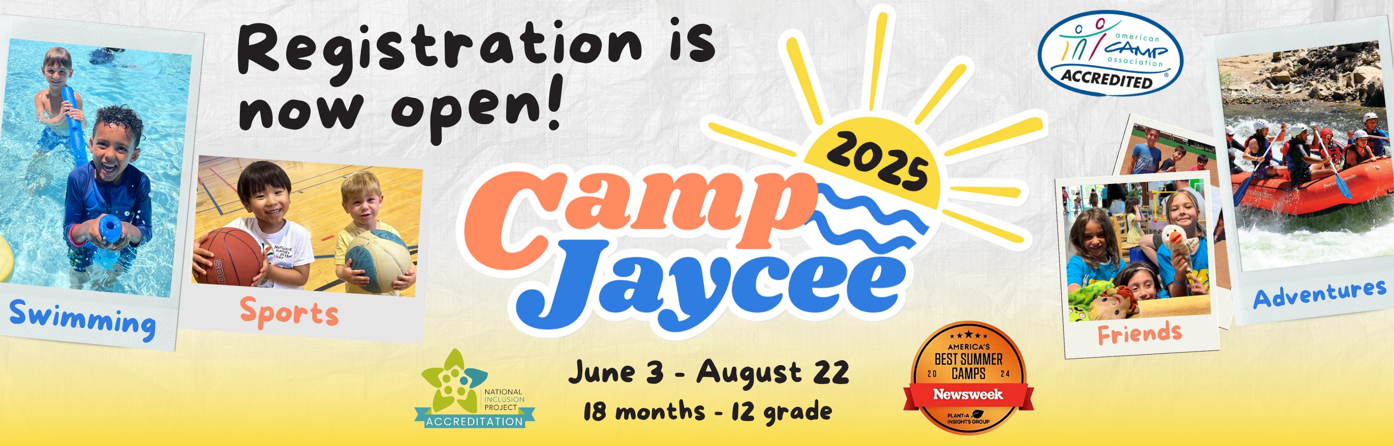 Camp Registration is Now Open!