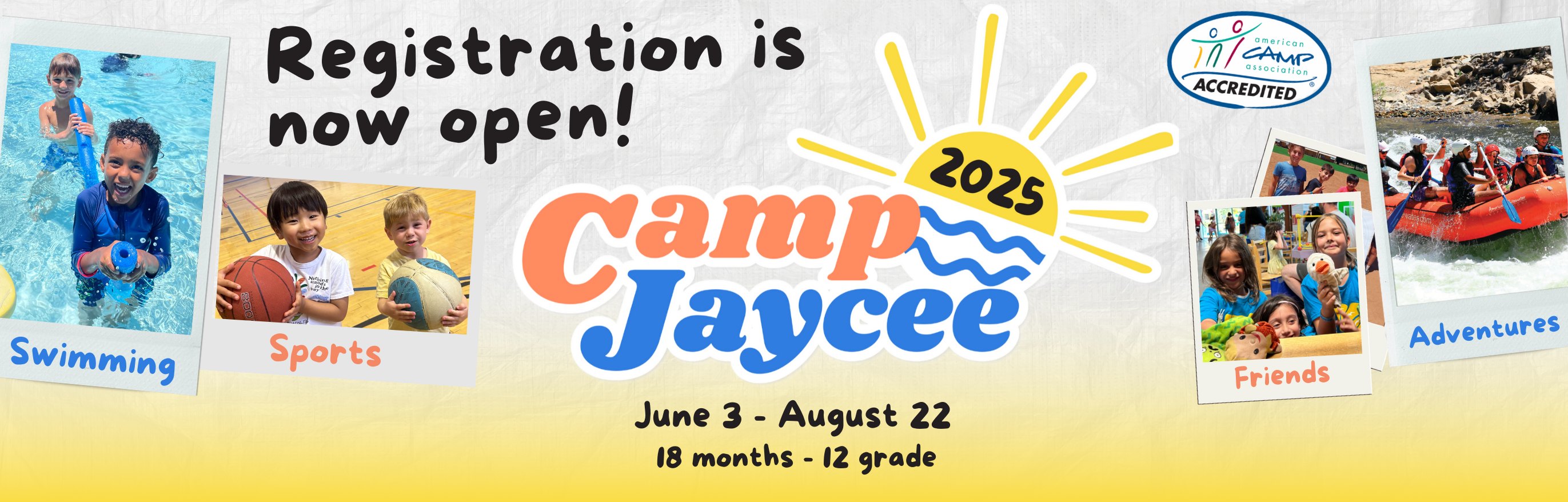 Camp Registration is Now Open!